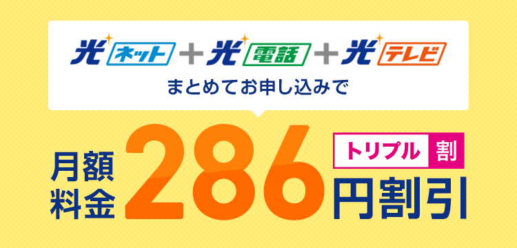 月額料金451円(税込)割引